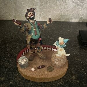 Limited edition Coca-Cola Emmett Kelly figurine